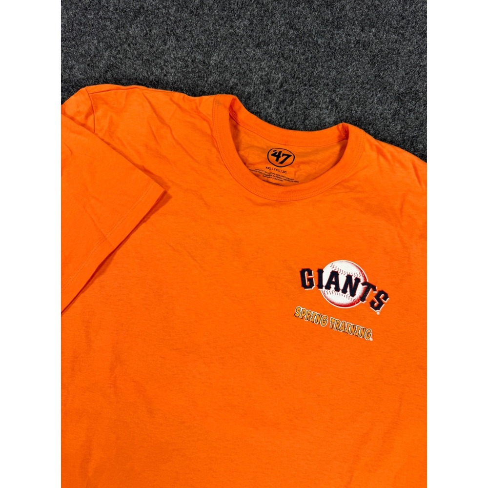 NWT San Francisco Giants Spring Training Scottsdale T Shirt XXL Orange 47 Brand